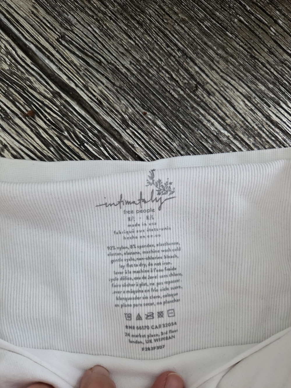 Free People White Ribbed Strapless Tube Top - Picture 2 of 5